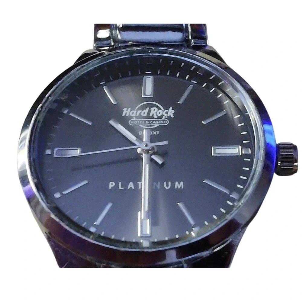 Hard Rock Casino Biloxi Platinum‎ Watch Collectible Hard Rock Memorabilia Rare